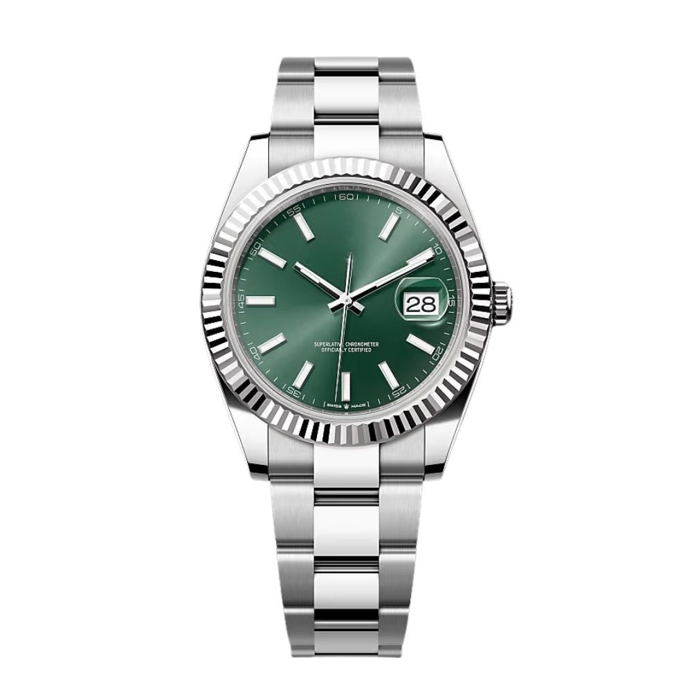 Datejust Green Dial Oyster Bracelet 41mm
